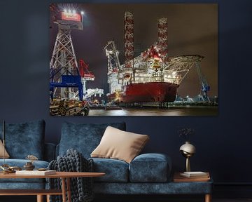 Seaway Ventus installatieschip. van Jaap van den Berg