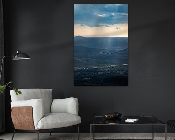 Kruja mountains in Albania by Werner Lerooy