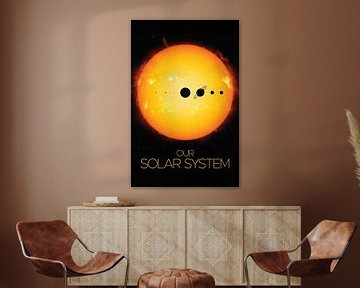 STK205505S-Poster van ons zonnestelsel. van Stocktrek Images