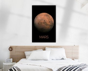 STK205482S-Zonnestelselposter van Mars. van Stocktrek Images