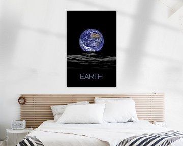 STK205468S-Poster van het zonnestelsel van de aarde. van Stocktrek Images