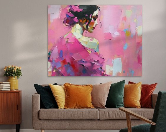 Example of the artwork in a room