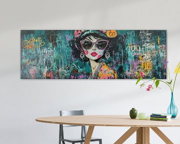 Frauenporträt | Urban Chic von Blickfänger Gemälde
