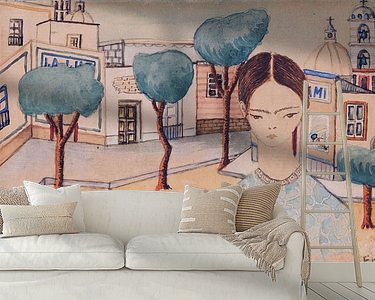 Example of the artwork in a room