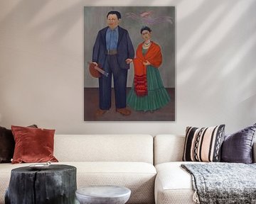 Frida, Frida and Diego Rivera, 1931 by Atelier Liesjes