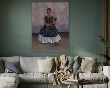 Frida, Itzcuintli dog with me, c. 1938 by Atelier Liesjes