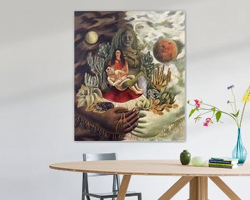 Frida, Love embraces the universe, Earth (Mexico), Me, Diego and Senor Xolotl, 1949 by Atelier Liesjes