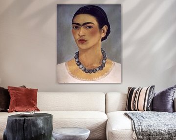 Frida, Self-portrait with necklace, 1933 by Atelier Liesjes