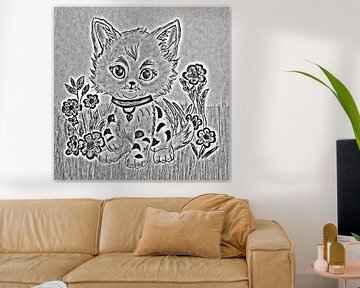 Kitten ( tekening ) van Jose Lok