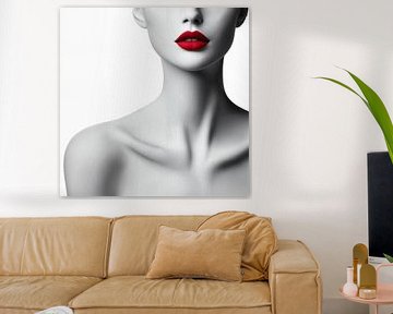 red lips by Armin Mumper