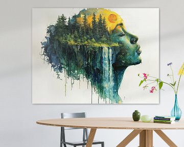 Natuur Silhouette 1529 | Vrouw van De Mooiste Kunst