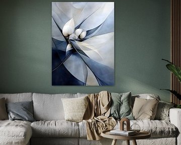 Blue Petals by Jacky