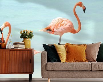 Flamingos by Willemijn van Donkelaar