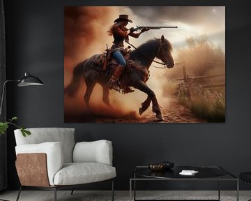 Cowgirl... van Ans Bastiaanssen