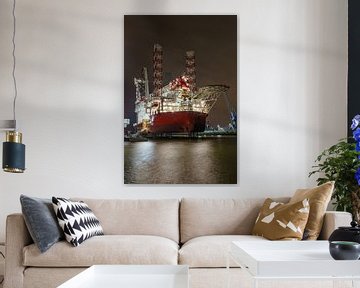 Seaway Ventus installatieschip. van Jaap van den Berg
