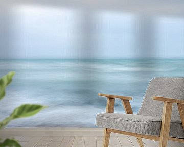 Abstract long exposure of the sea in Denmark - nature and travel photography