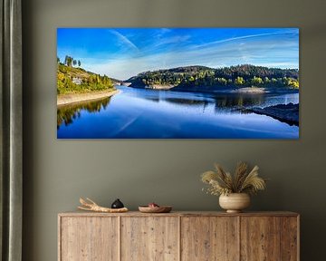 Le barrage Okertalsperre près d'Altenau dans les montagnes du Harz dans le district de Goslar, Allemagne