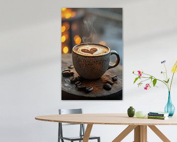 hot cup of coffee or cappuccino 2025