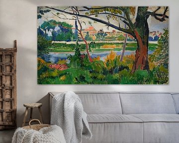 André derain, Banks of the Seine in Chatou by Atelier Liesjes