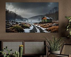 Example of the artwork in a room