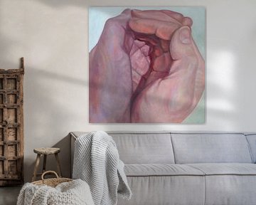 I'll keep you safe - olieverfschilderij van QEIMOY