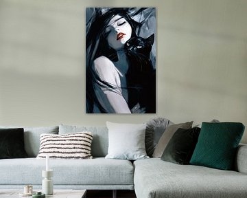 Dreaming in Blue Shadows by Karina Brouwer