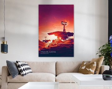 STK205523S-Spirit & Opportunity, Mars Exploration Rover Project Poster van Stocktrek Images