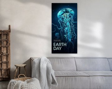 STK205519S-Aardag Poster, de kosmische diepten. van Stocktrek Images