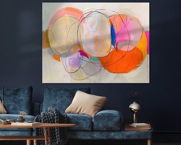 Abstract modern round shapes by Zen and More