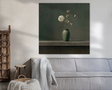 Bloemenvaas | Serene Stems van Kunst Kriebels