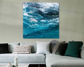 Diepblauwe oceaan en golven van Dirk Wüstenhagen
