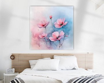 Pink poppys - pink poppies no 3