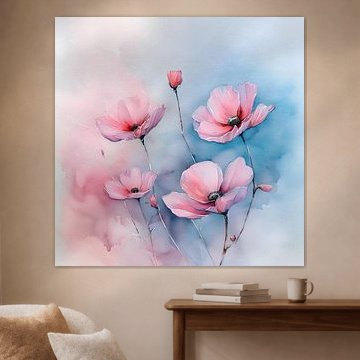 Rosa Mohnblumen - rosa Mohnblumen Nr. 3