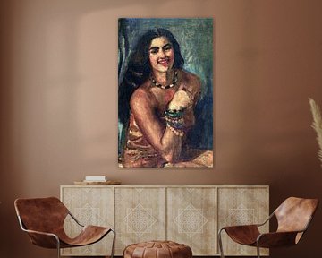 Amrita Sher-Gil, self-portrait, 1930 by Atelier Liesjes