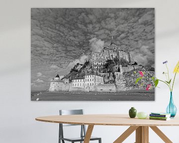 Le Mont-Saint_Michel zwart-wit van BHotography