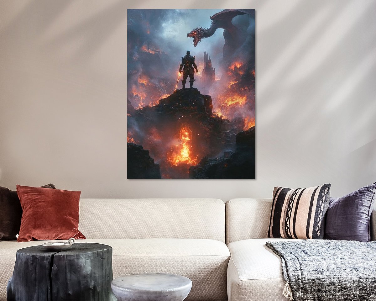 Example of the artwork in a room