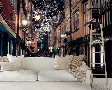 Erfurt Krämerbrücke zu Weihnachten von Mixed media vector arts