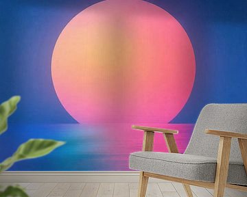 Sun Sea Abstract by Modern Collection