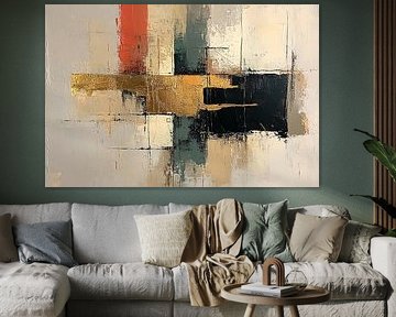 Gold with Green Accents by Zen and More