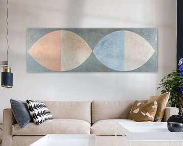 Abstracte Ovale Vormen in Kleur van Modern Collection