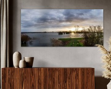 A flooded floodplain by Mart Houtman