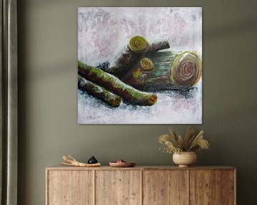 Woodstumps by Iris Holzer Richardson