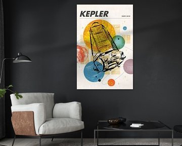STK204960S-Kepler-ruimtetelescoopposter. van Stocktrek Images