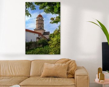 Das Löpsinger Tor in der historischen Altstadt von Nördlingen von ManfredFotos