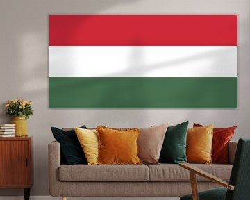 Flagge, ungarisch, Hintergrund, Illustration, hohe Auflösung, Vektor, Farbe, Standard von de-nue-pic