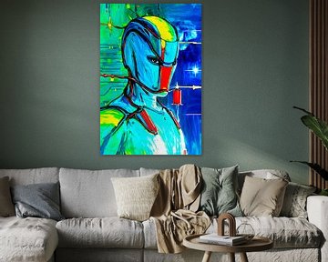 Abstracte bondage fantasie van Liona Toussaint