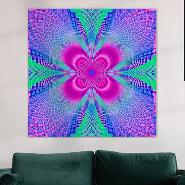 Karo 11 Blüte Retro