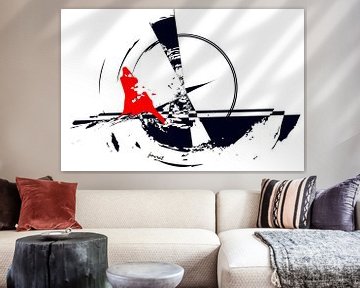 Abstracte kunst JM0044 van Johannes Murat