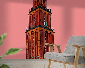 Martini-Turm Groningen orange