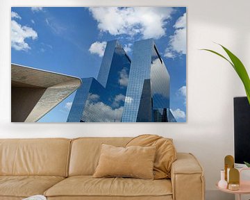Delftse Poort bij Rotterdam Centraal van Peter Hofwegen